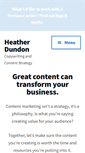 Mobile Screenshot of heatherdundon.com